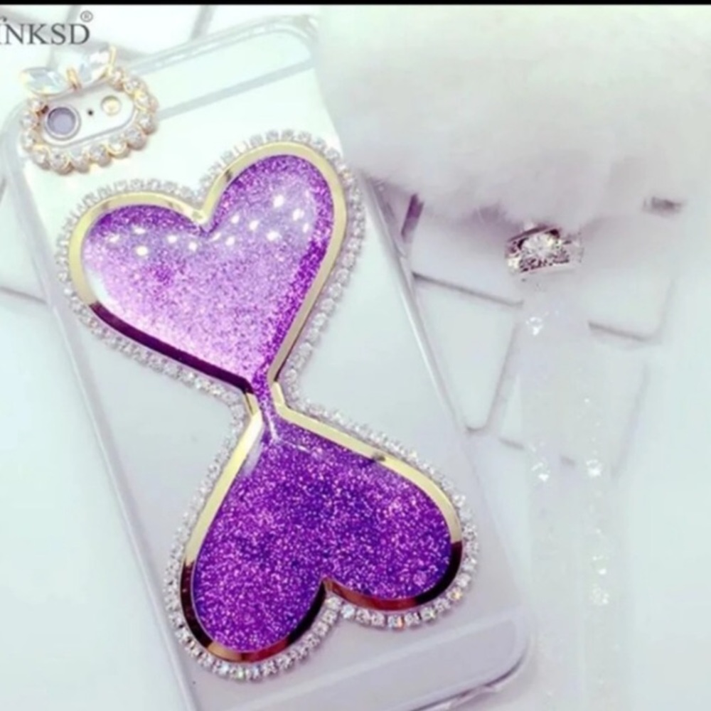 iPhone X glitter case